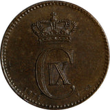Denmark Christian IX 1874 CS 2 Ore 1st Year For Type KM# 793.1 (15 605)