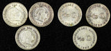 Netherlands Antilles  Juliana SILVER LOT OF 3 COIN 1966 1/10 Gulden KM# 3 (158)