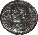 ROMAN Licinius I AS CAESAR AD 308-324 BI REDUCED NUMMUS /JUPITER NGC (047)