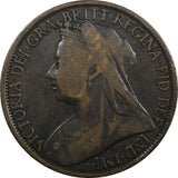 Great Britain Victoria Bronze 1897 1 Penny  KM# 790 (20 597)