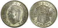 Great Britain George VI Silver 1946 1/2 Crown aUNC/UNC KM# 856 (22 090)