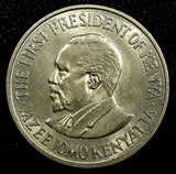 KENYA Mzee Jomo Kenyatta Copper-Nickel 1969 50 Cents UNC KM# 13  (24 128)