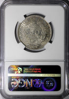 Bolivia Silver 1909-H 50 Centavos,1/2 Boliviano NGC AU DETAILS 1 YEAR TYPE KM177