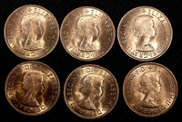 GREAT BRITAIN Elizabeth II 1967 1/2 Penny KM# 896 RANDOM PICK (1 Coin)