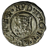 Hungary Rudolf II (1576-1608) Silver 1591 K-B Denar MB# 260 (15 178)