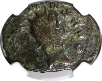 ROMAN.Gallienus AD 253-268  BI Double-Denarius / Rev. Abundantia  NGC (015)