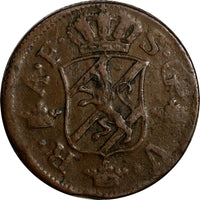 SWEDEN Adolf Frederick Copper 1764 S.M. 2 Ore SCARCE KM# 461 (15 112)