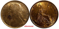 Great Britain Victoria (1837-1901) Bronze 1891 1 Penny KM# 755 (14 171)
