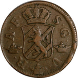 SWEDEN Adolf Frederick (1751-1771) Copper 1766 S.M.2 Ore 33.7 mm KM# 461(15 600)