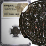 ROMAN Constans AD 337-350 AE4 BI Nummus / Army Soldiers NGC (208)