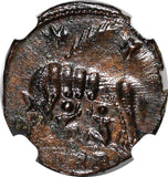 Roman Constantinian Nummus AD 330-340 Roma/She-Wolf & Twins  NGC XF (104)