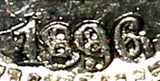 Honduras Silver 1896/86 5 Centavos OVERDATE NGC MS62 KM# 54