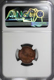 Finland Copper 1934 5 Penniä NGC MS63 RB TOP  GRADED BY NGC KM# 22 (032)
