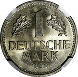 Germany-Federal Republic 1950 F 1 Mark NGC MS63+ "PLUS" Stuttgart Mint KM# 110