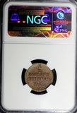 RUSSIA Nicholas I  1845 СМ 1/2 Kopek NGC XF45 Large Date Top Graded ! C#143.2