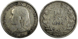 Netherlands Wilhelmina I Silver 1894 10 Cents KM# 116 (20 663)