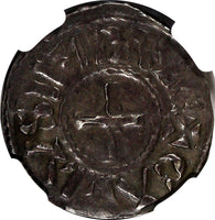 FRANCE	Charles II the Bald (840-877) Silver Denier NGC VF35 Duplessy-198 (12)