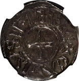 FRANCE	Charles II the Bald (840-877) Silver Denier NGC VF35 Duplessy-198 (12)