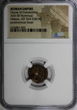 Roman Helena  Augusta AD 324-­328/30 AE4 Nummus House of Constantine NGC (002)