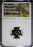 ROMAN Constantinian Dynasty AE3/4 Nummus AD 330-340 / She-Wolf &Twins NGC (122)