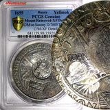 RUSSIA 1655 Yefimok C/M Saxony Taler 1630 PCGS XF Det. EX. W.FUCHS COLLECT. (11)