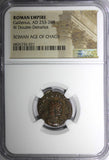 ROMAN.Gallienus AD 253-268  BI Double-Denarius / Rev. Victoria  NGC (021)