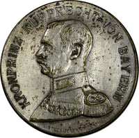 Germany Nurnberg Silvered Bronze 1926 Medal Prinze Rupprecht von Bayern 40mm (0)