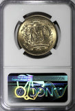 Dominican Republic 1968 1/2 Peso NGC MS64 Mintage-600 000 KM# 21a.1 (026)