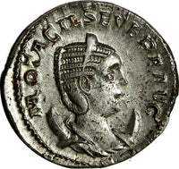 Otacilia Severa 244AD Silver WIFE OF PHILIP I Antoninianus .Juno holding patera