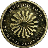 SPAIN Token - Munich 1972 - XX Olympic Games Royal Dutch Mint .Brass (18 323)