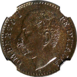Italy Umberto I Copper 1899 R 1 Centesimo NGC MS64 BN KM# 29 (018)