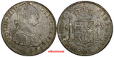 Bolivia Carlos IIII Silver 1803 PTS PJ 8 Reales XF Light Toning KM# 73 (9966)