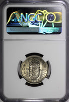 GREAT BRITAIN 1962 1 Shilling English Crest NGC MS65 TOP GRADED KM# 904 (010)
