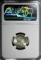 GREAT BRITAIN George VI Silver 1940 6 Pence NGC AU58  KM# 852