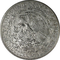 MEXICO Silver 1921 Mo  2 Pesos Centennial of Independence XF 39mm KM# 462 (468)