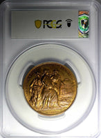 FRANCE Bronze Medal King Louis XVI Return to Paris 6th Oct 1789 PCGS SP64 TOP