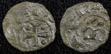SICILY Italian states Manfred (1258-1266) Billon 1 Denaro 0.38g.Spahr-178 (122)