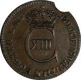 Sweden Carl XIII Copper 1812 1/12 Skilling  KM# 584 (17 873)