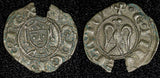 ITALY, Kingdom of Sicily. Henry VI and Constance. 1194-1197. BI Denaro (22 602)