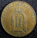 Sweden Oscar II Copper 1889 2 Ore  KM# 746   (23 131)