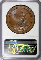 Great Britain SOHO George III 1797 2 Pence 41 mm NGC MS64+ BN RARE KM# 619 (35)