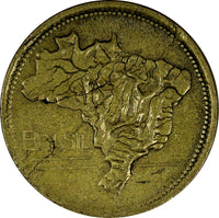 Brazil Aluminum-Bronze 1945 1 Cruzeiro KM# 558 (19 202)