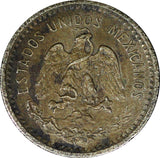 Mexico ESTADOS UNIDOS MEXICANOS Silver 1907 M 10 Centavos KM# 428 (392)