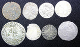 FRANCE LOT OF 14 MEDIEVAL COINS most are silver. (22 373)
