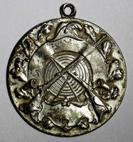 SWISS Shooting Silver Medal 1954 Award to K.Kameradsch L.Hausen 8,32 g. 30 mm(5)