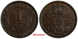 Denmark Frederik VIII Bronze 1907 1 Ore  KEY DATE Ch UNC KM# 804 (15 049)