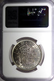 Great Britain George VI Silver 1945 1/2 Crown NGC MS62 32.3 mm KM# 856 (15)