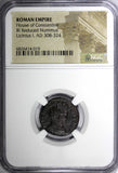 ROMAN Licinius I AS CAESAR AD 308-324 BI REDUCED NUMMUS /JUPITER ZEUS NGC (019)