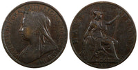 Great Britain Victoria Bronze 1899 1/2 Penny  KM# 789 (20 594)