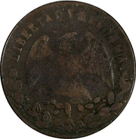 Mexico States San Luis Potosi Copper 1867 1/4 Real 1 YEAR TYPE KM# 362 (17 602)